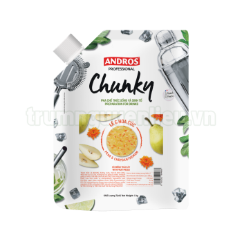 Mứt Chunky Lê & Hoa Cúc Andros 1kg