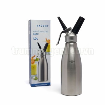 Bình Làm Kem Tươi Kayser Inox 1L